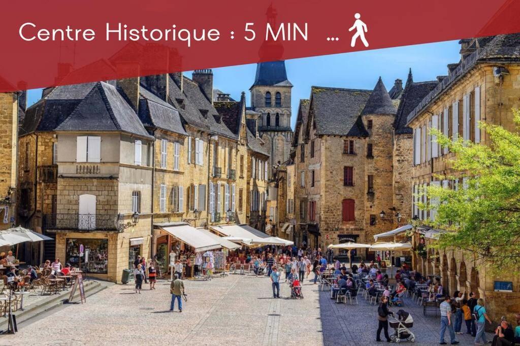 Le Vertigo Proche Centre Histo Avec 2 Parkings Sarlat Extérieur photo
